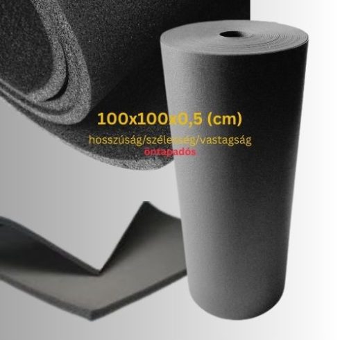Polifoam szivacs - tekercs - 1nm (négyzetméter) - öntapadós - 0,5 cm